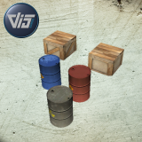 Mobile crates and barrels pack
