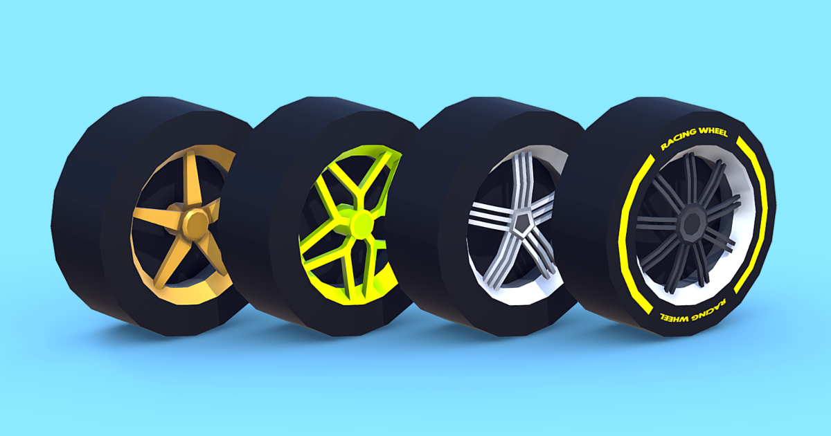 ARCADE: Wheels Pack | 3D Props | Unity Asset Store