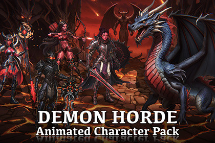 Demon Horde - Animated 2D Character Pack (Spine 2d)