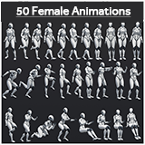 50 Female Animations