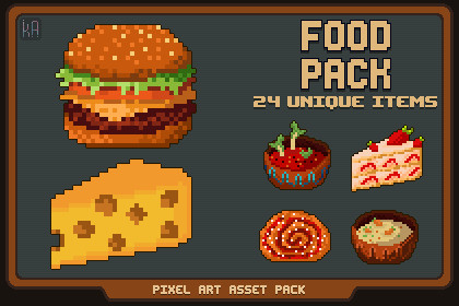 Pixel Art - Simple Food Pack