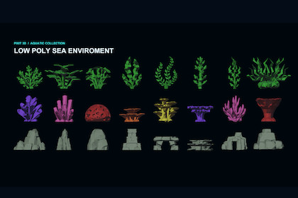 Pixit3D - Undersea Enviroment