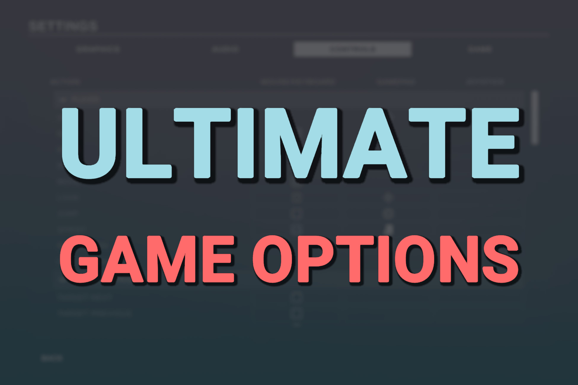 Ultimate Game Options | GUI Tools | Unity Asset Store