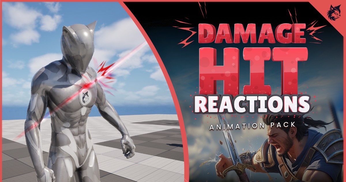 Damage Hit Reactions Animation Pack | 3D アニメーション | Unity Asset Store