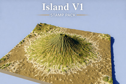 Stamp & Heightmap Tools - Island V1