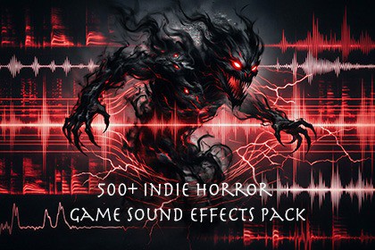 500+ Indie Horror Game Sound Effects Pack