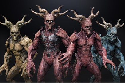 Intelligent Alien Race Demon Boss