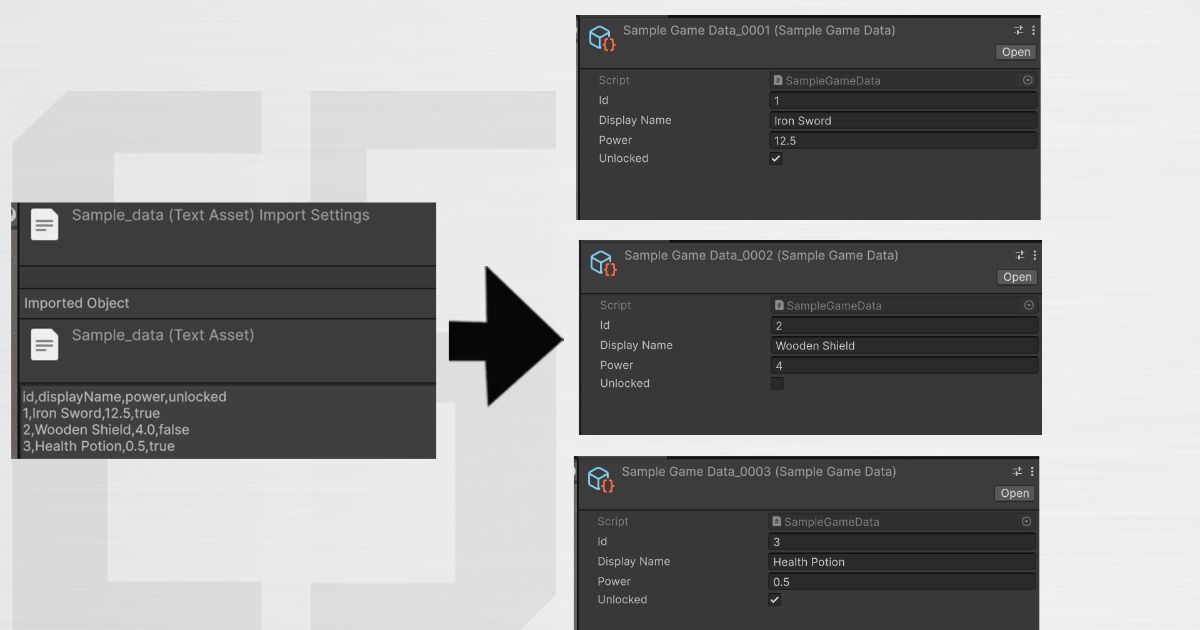 CSV/JSON to Scriptable Object | Utilities Tools | Unity Asset Store