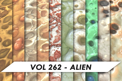 Stylized Textures - Vol 262 - Alien