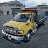 Rollback towing truck