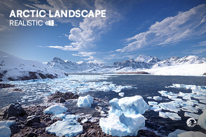 Arctic Landscape Realistic