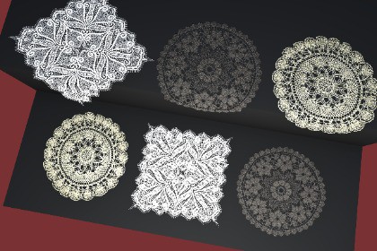 Vintage Touch: Realistic Doilies