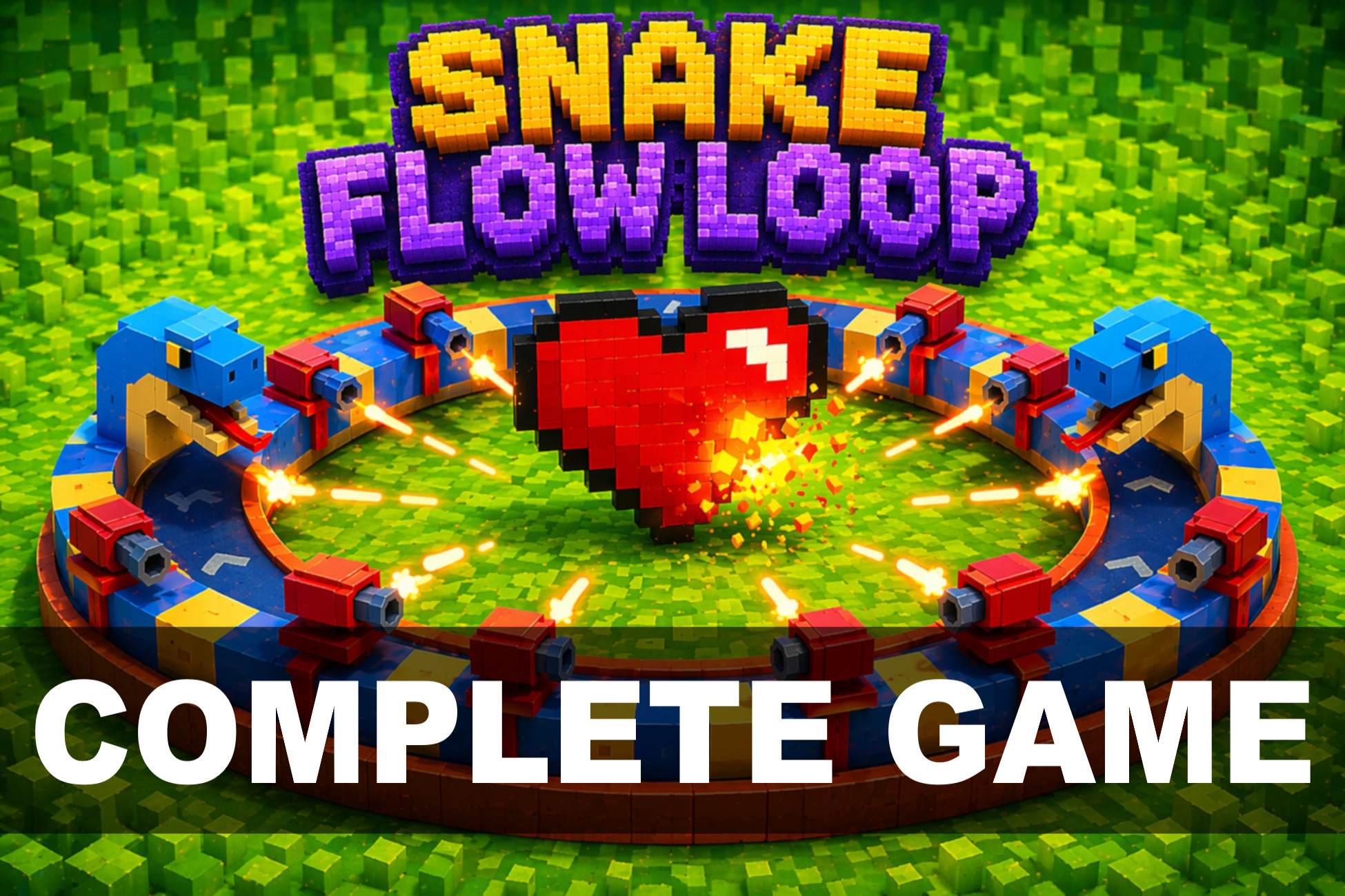 Snake Flow Loop - Complete Mobile Game Template