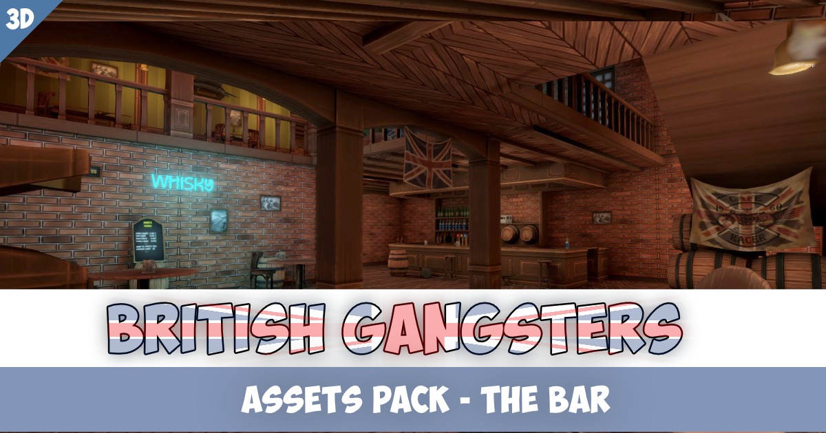 British Gangsters Pack - The Bar | 3D Environments | Unity Asset Store