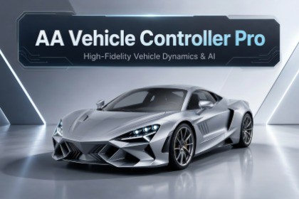 AA Vehicle Controller Pro — Car Physics, AI & Pathfinding