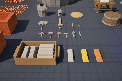 Medieval Blacksmith Gameplay Pack – 30+ Interactive Assets & VFX for RPGs