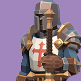THE KNIGHT - lowpoly 3D character