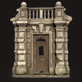 Old Portal Abandoned Door