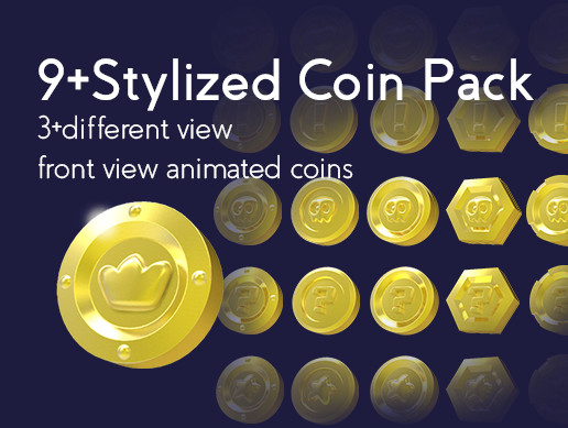 Material Coin Unity Stylized Coin Pack | 2D Icons | Unity Asset Store
