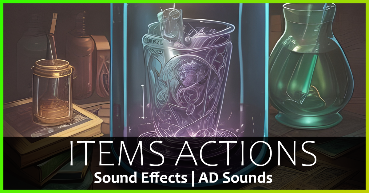 Items Actions - Sound Effects | Audio Sound FX | Unity Asset Store