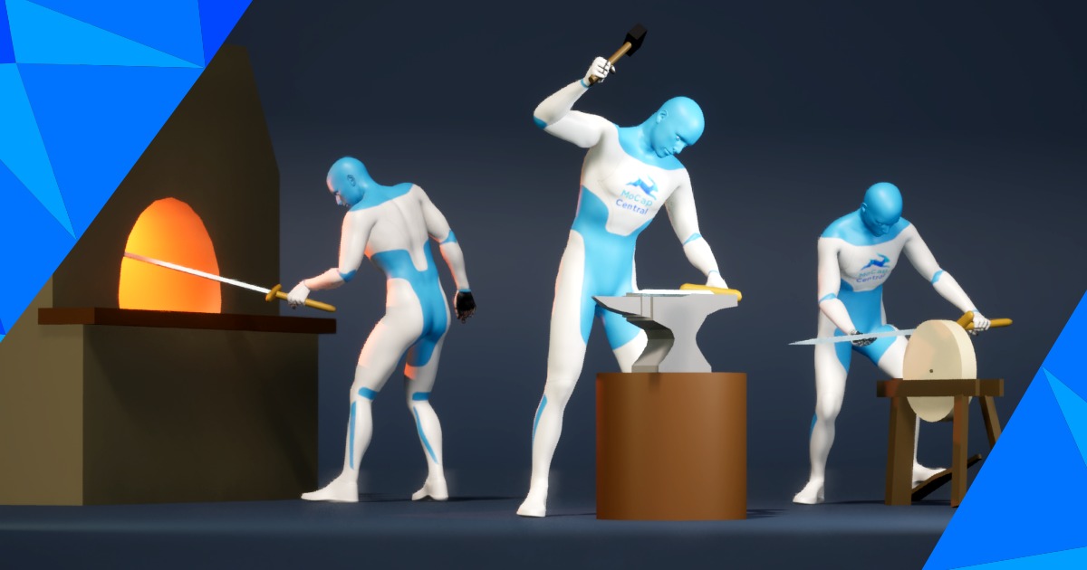 MC Blacksmith - Believable 3D Animations by MoCap Central | 3D ...