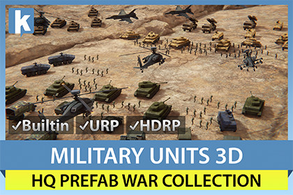 Military Units 3D