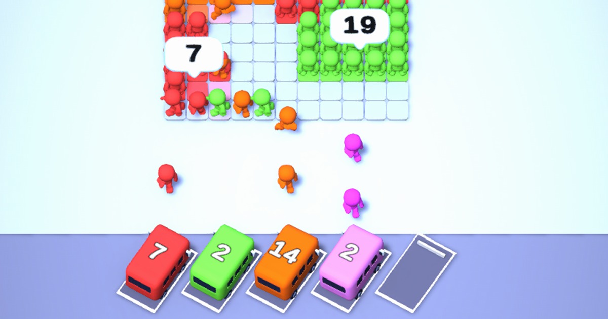 Bus Out Crowd Jam | 3D Puzzle Template + Editor | パック | Unity Asset Store