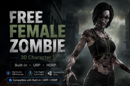 Free Female Zombie