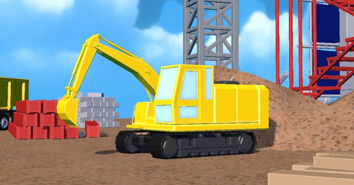 MAR-Low Poly Excavator | 3D Vehicles | Unity Asset Store