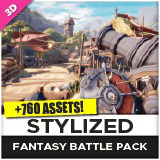 STYLIZED Fantasy Battle Pack - Low Poly 3D Art