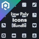 Low Poly 3D Icons - Bundle