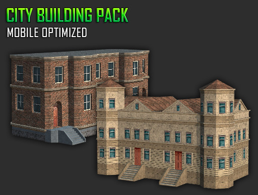 Mobile City Building Pack | 3D Urban | Unity Asset Store