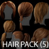 Essential Real-Time Hair Pack – Game-Ready Hairstyles for Unity