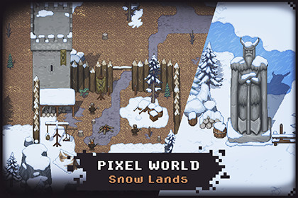 Pixel World - Snow Lands