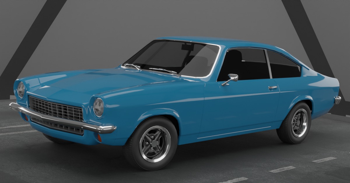 1970s Muscle Car #10 | 3D Land | Unity Asset Store