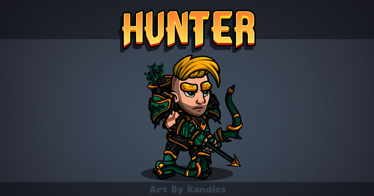 Hunter Unity Human Hunter | 2D 角色 | Unity Asset Store