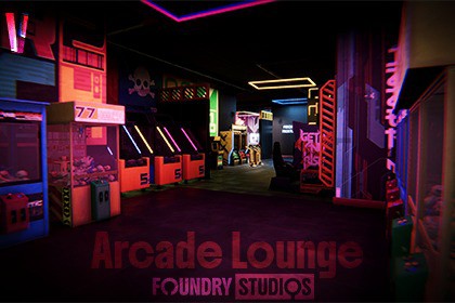 Arcade Lounge Modular 3d Environment Pack