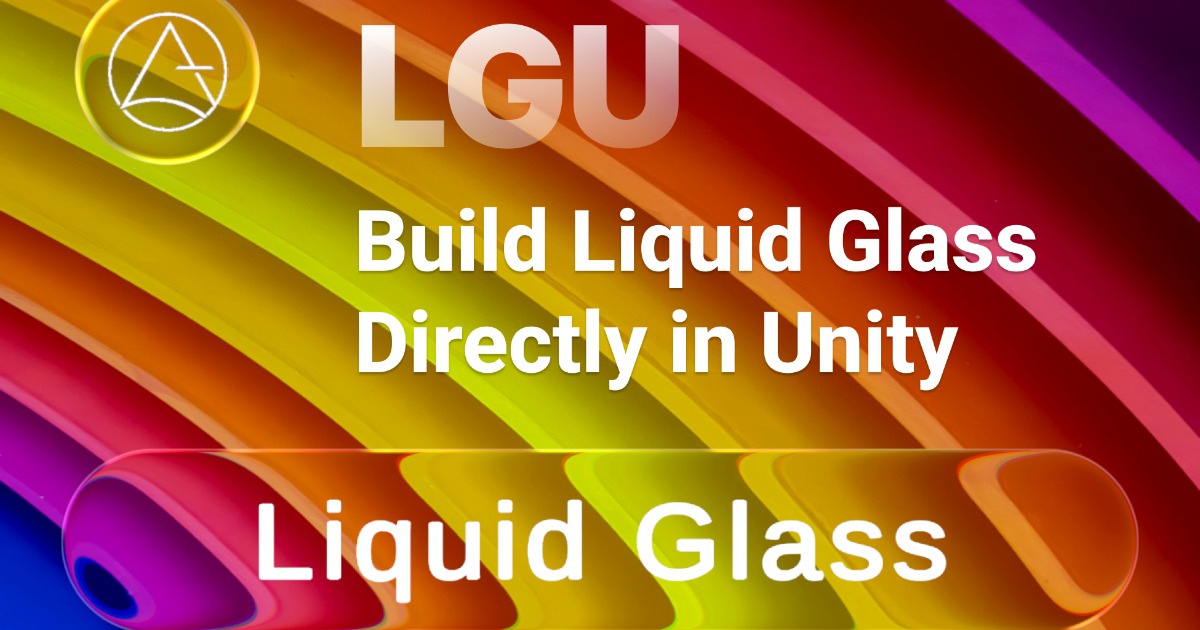Unity Engine Glass Liquid Glass For Unity | 2D GUI | Unity Asset Store