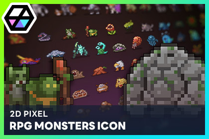 2D Pixel - RPG Monsters Icon