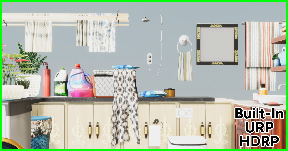 Bathroom Assets | 3D Interior | Unity Asset Store