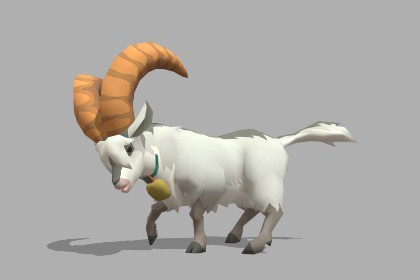 Goat White - Animated