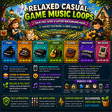 Relaxed Casual Game Music Loops – Calm, Feel-Good & Layered Background Music