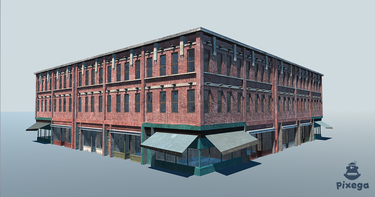 Abandoned Building Vol. 1 | 3D | Unity Asset Store