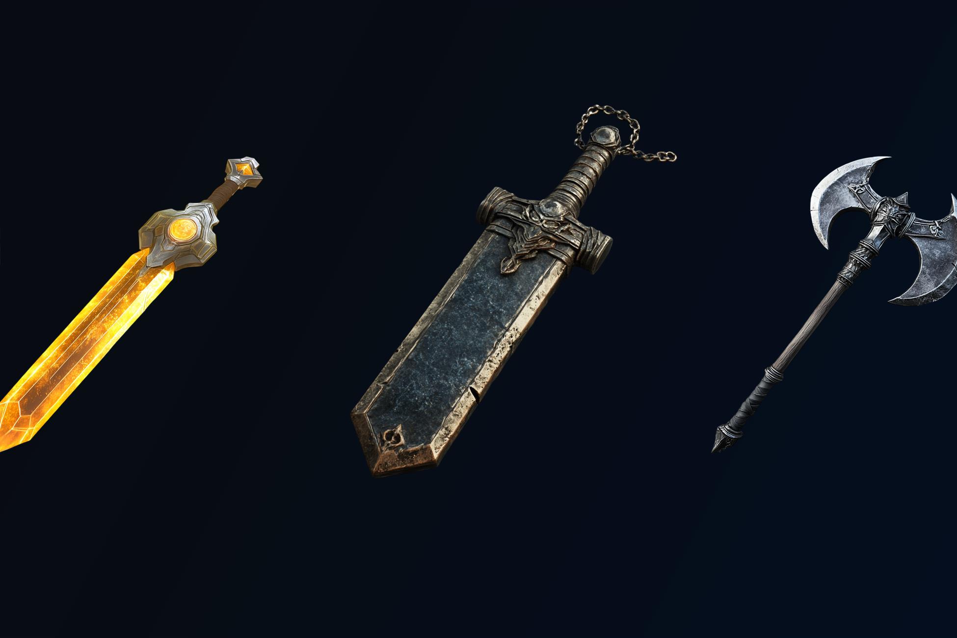 NHC - Steel Weapons | 2D アイコン | Unity Asset Store