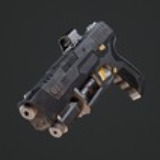 Sci-fi Weapon - Game Ready Pistol