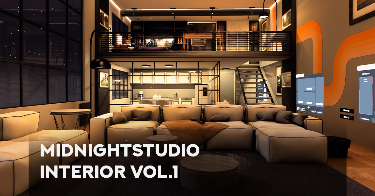 MidnightStudio Interior Vol.1 | 3D Urban | Unity Asset Store