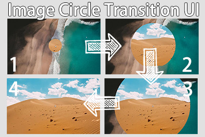Image Circle Transition UI By maything
