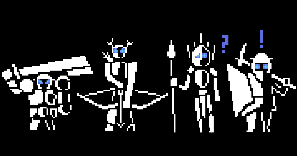 Fantasy Warrior Lowbit Animated Pixel Art Portraits | 2D Characters ...