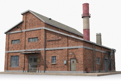 Industrial Factory Building – Variant 06