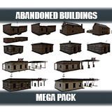 Abandoned Apocalyptic Buildings Mega Pack